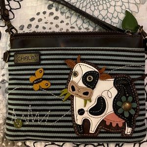 Chala crossbody - Adorable Cow Pattern.